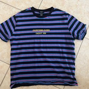 Everything Sucks Embroidered Graphic Tee